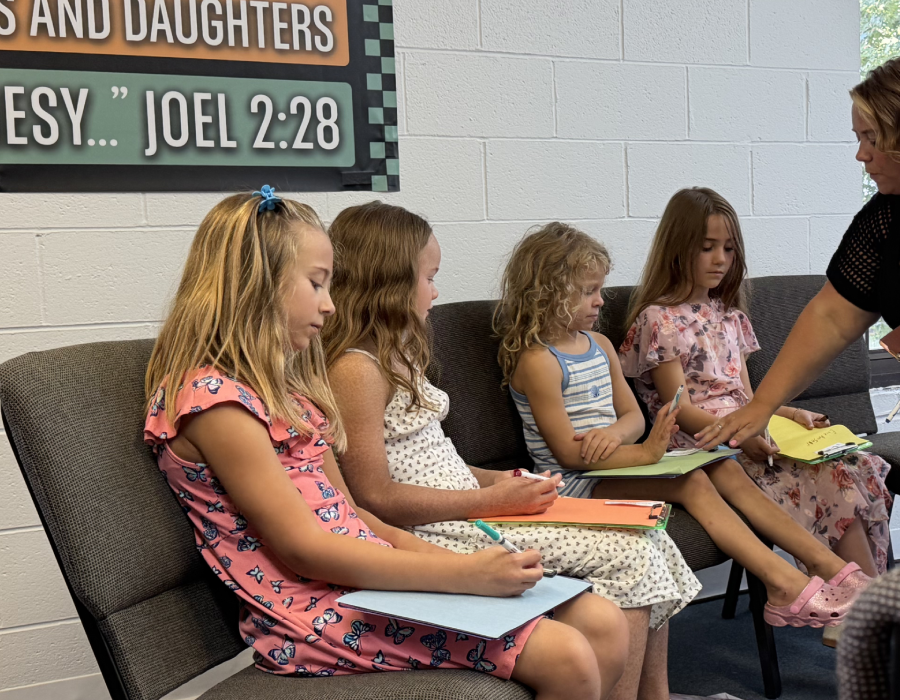 Kids ministry activity at Shepherd Church in Hobart, Indiana