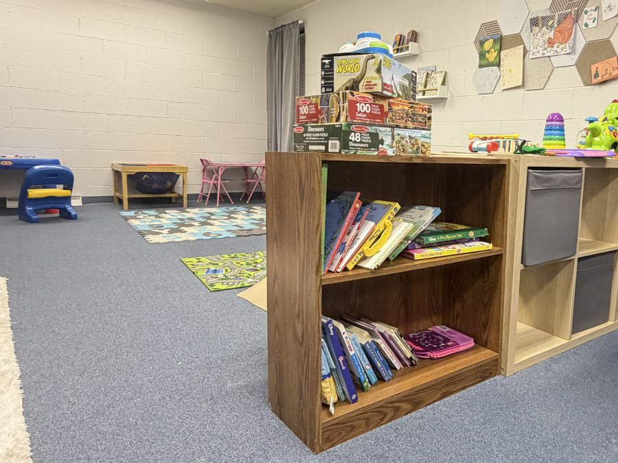 Infant and toddler nursery at Shepherd Church in Hobart, Indiana