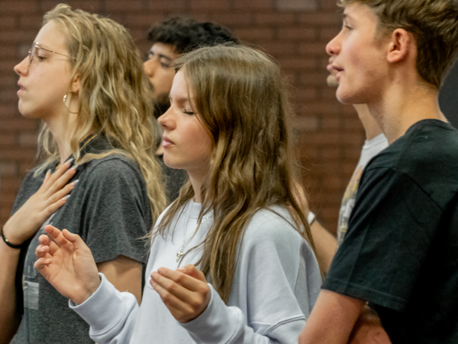 Youth group, The Fold, at Shepherd Church in Hobart, Indiana